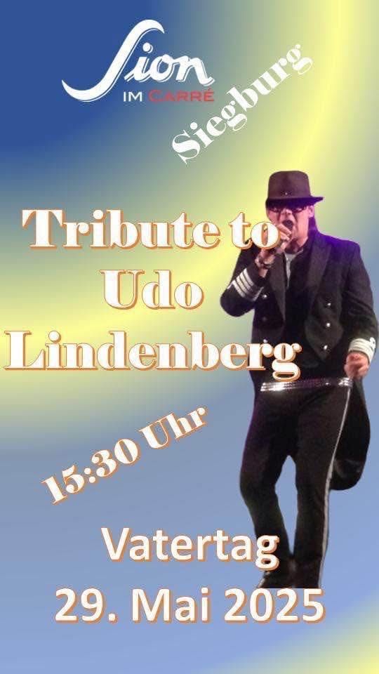 Plakat Tribute to Udo Lindenberg