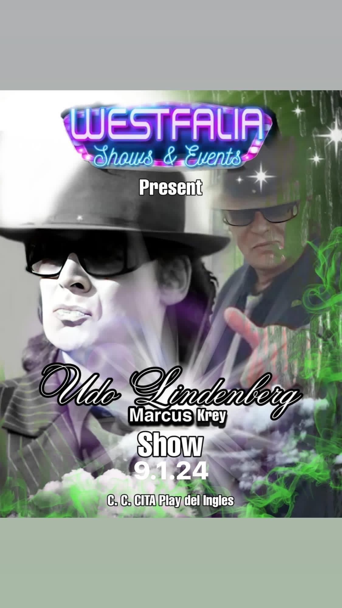 Plakat Westfalia Show 9.1.24