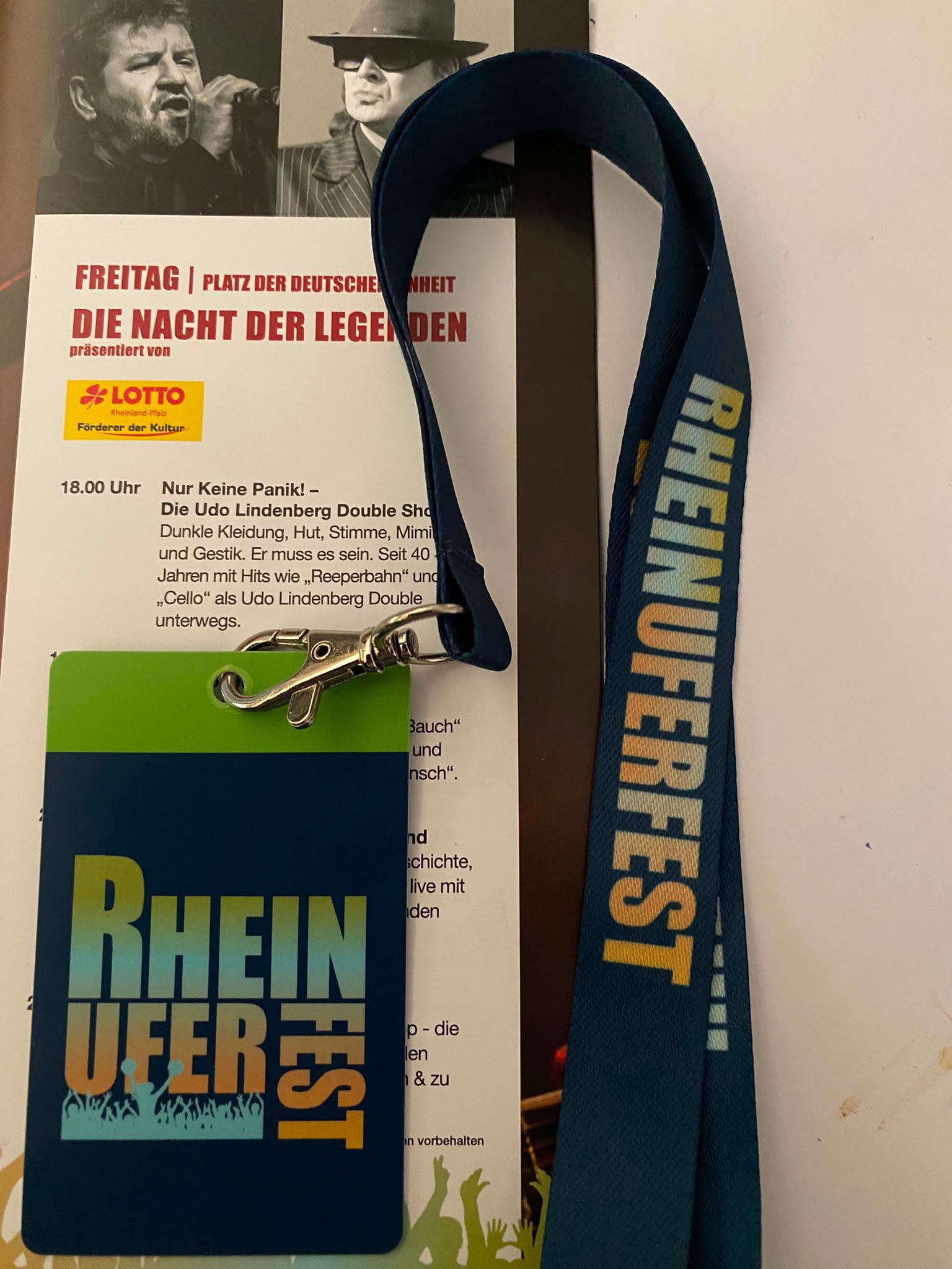 Rheinuferfest Broschüre